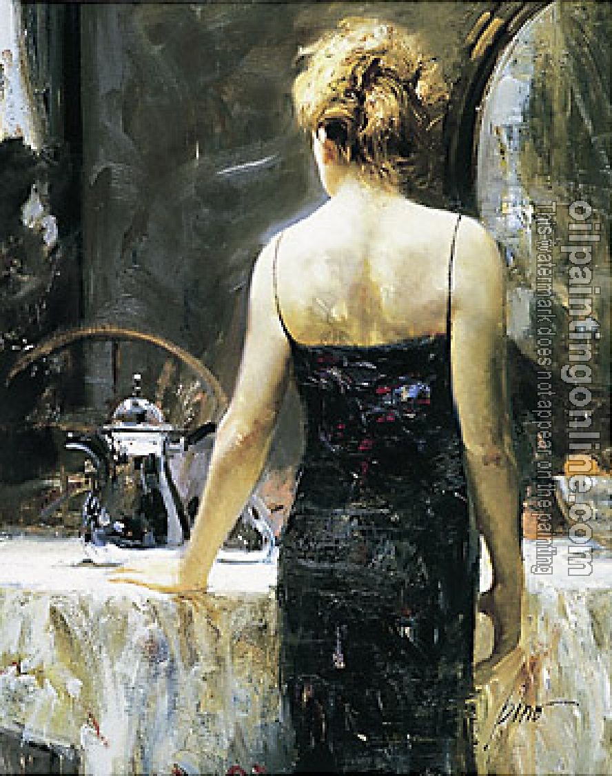 Pino Daeni - Impression oil painting.